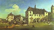 Bernardo Bellotto Courtyard of the Castle at Kaningstein from the South. Spain oil painting reproduction
